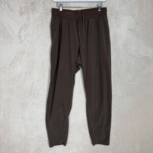 Nike Yoga Training Pants Brown Tapered Joggers Womens M
